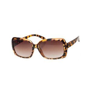Betsey Johnson Tortoise & Brown Gradient Oversize Sunglasses